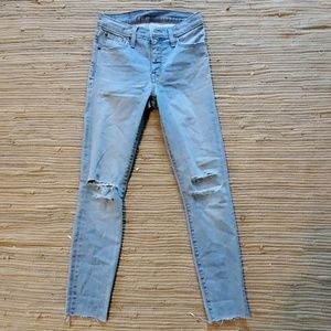 High rise jeans